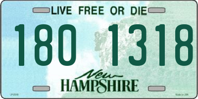 NH license plate 1801318
