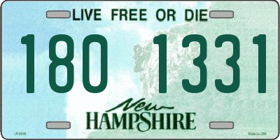 NH license plate 1801331