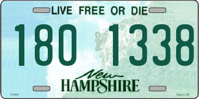 NH license plate 1801338