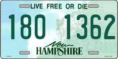 NH license plate 1801362