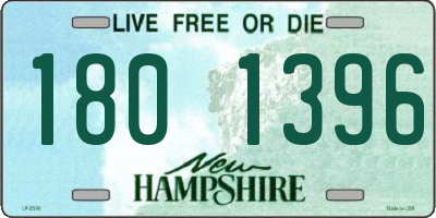 NH license plate 1801396