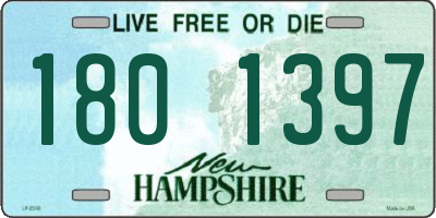 NH license plate 1801397