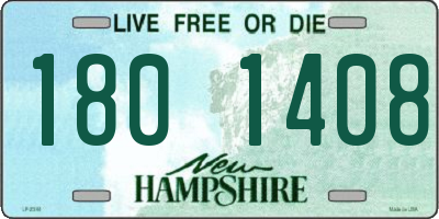 NH license plate 1801408