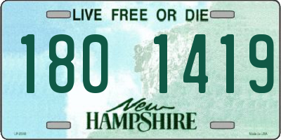 NH license plate 1801419