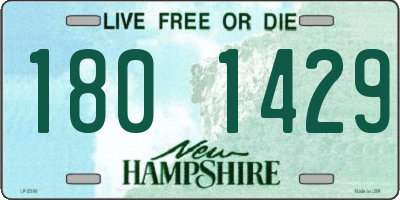 NH license plate 1801429