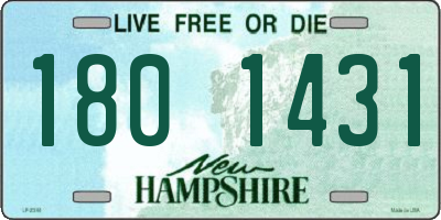 NH license plate 1801431