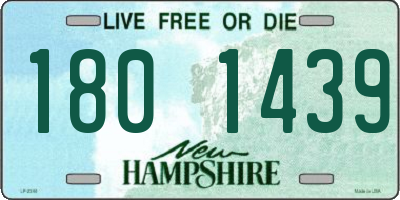 NH license plate 1801439