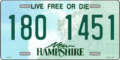 NH license plate 1801451