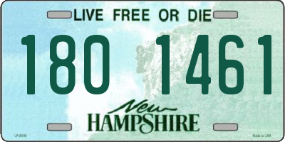 NH license plate 1801461