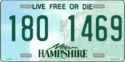 NH license plate 1801469