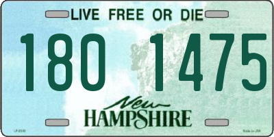 NH license plate 1801475