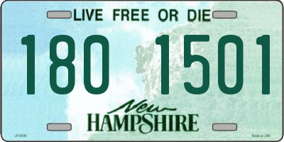 NH license plate 1801501