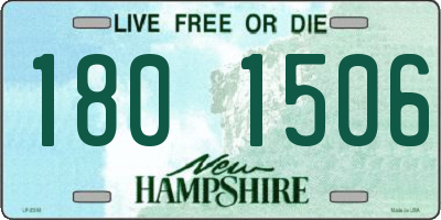 NH license plate 1801506