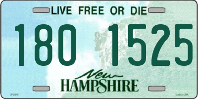 NH license plate 1801525