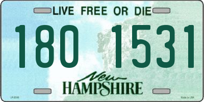 NH license plate 1801531