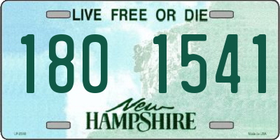 NH license plate 1801541