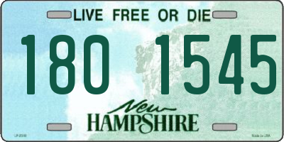 NH license plate 1801545
