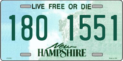 NH license plate 1801551