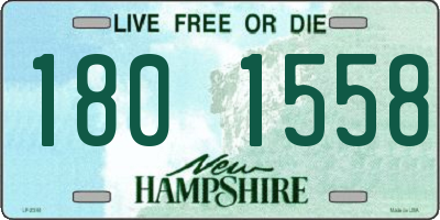 NH license plate 1801558