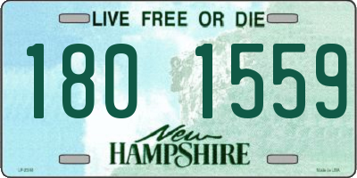 NH license plate 1801559