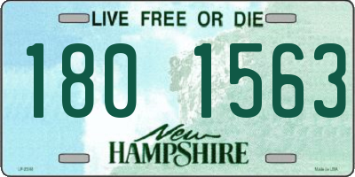 NH license plate 1801563