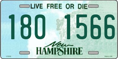NH license plate 1801566