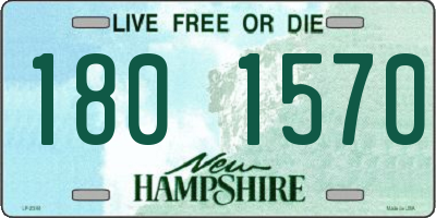 NH license plate 1801570