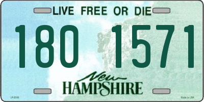 NH license plate 1801571