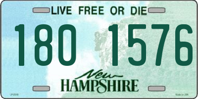 NH license plate 1801576