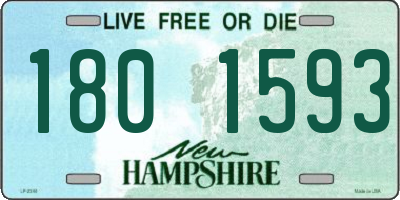 NH license plate 1801593