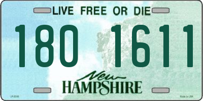 NH license plate 1801611