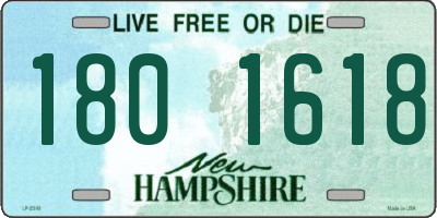 NH license plate 1801618