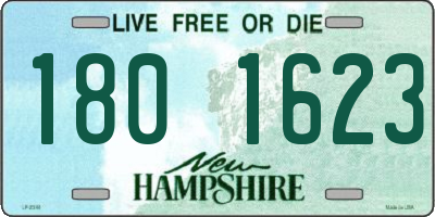 NH license plate 1801623