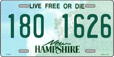NH license plate 1801626