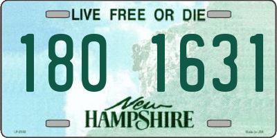 NH license plate 1801631