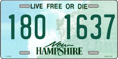 NH license plate 1801637