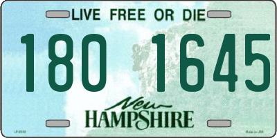 NH license plate 1801645