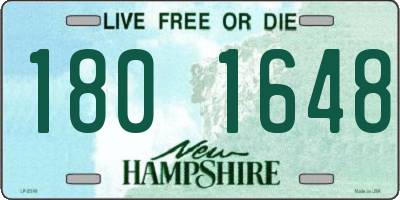 NH license plate 1801648