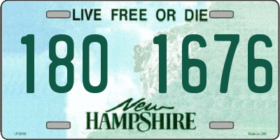 NH license plate 1801676