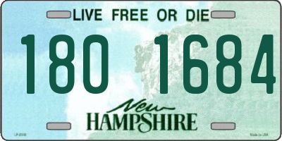 NH license plate 1801684