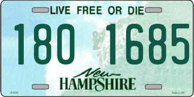 NH license plate 1801685