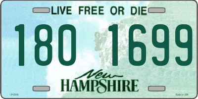 NH license plate 1801699