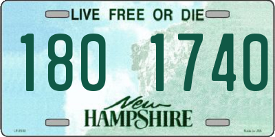 NH license plate 1801740