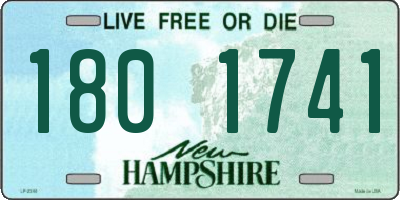 NH license plate 1801741