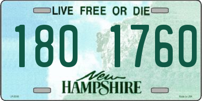 NH license plate 1801760