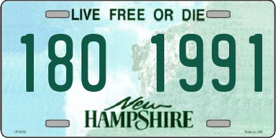 NH license plate 1801991