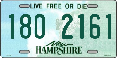 NH license plate 1802161