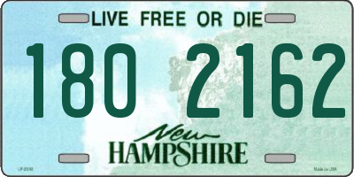 NH license plate 1802162