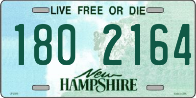 NH license plate 1802164
