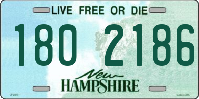 NH license plate 1802186